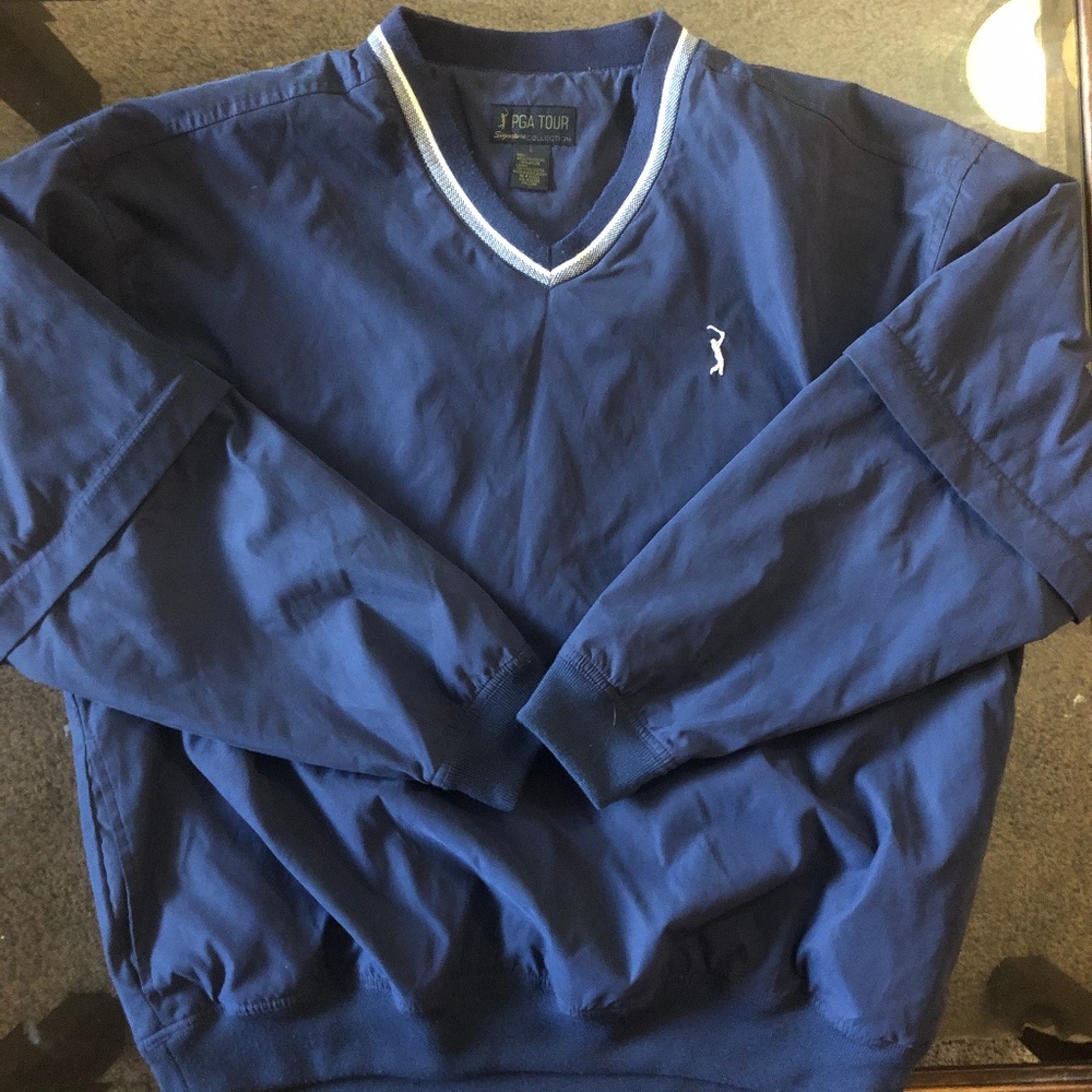 Men's Large Vintage PGA Tour Sweatshirt Navy